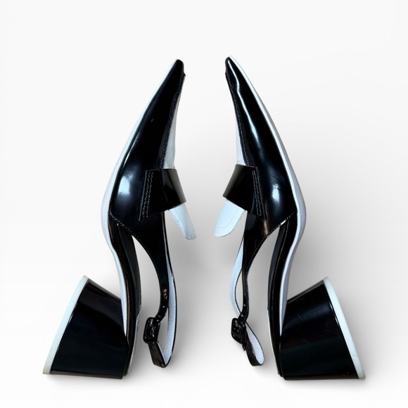 Jeffrey Campbell Black & White Pointed Toe Heels - Women’s Shoes US Size 7.5 EUC - Picture 10 of 14